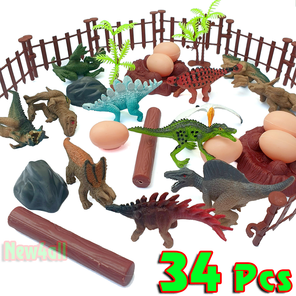 Đồ chơi mô hình khủng long 34 chi tiết Dinosaurs Jurassic World cho bé