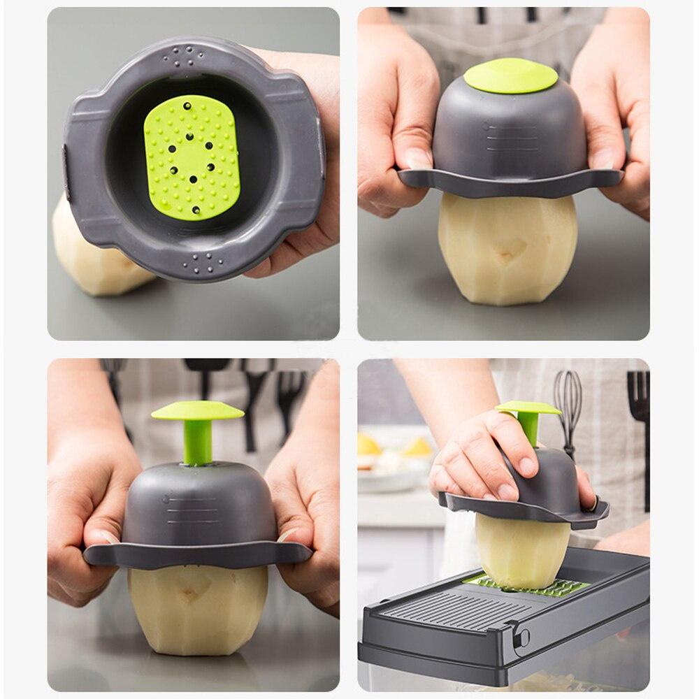 Multifunctional Vegetable Fruits Tool Potato Ricer Vegetable Slicer Peeler Cutter Carrot Shredder Grater Kitchen Accessories