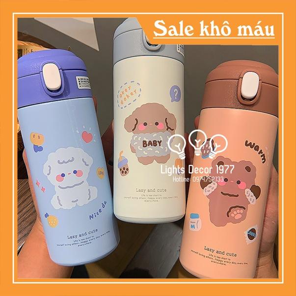 Bình Giữ Nhiệt 380ML Có ống Hút