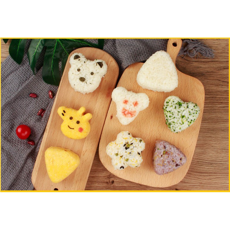 Khuôn Làm Cơm Tạo Hình Cực Cute Tiện Lợi