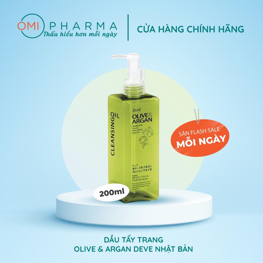 Dầu Tẩy Trang Chiết Xuất Dầu Olive & Argan Deve Clean sing Oil 500ml & 200ml