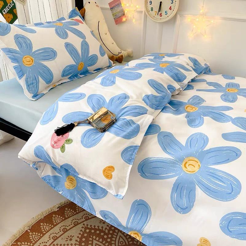 Bộ Chăn Ga Gối Full Set Cotton Korea Bedding CÓ CHĂN BÔNG Mềm Mại Đủ Kích thước Hàng Nhập