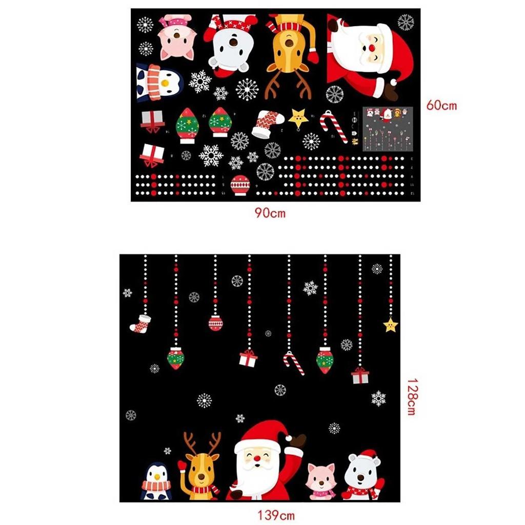 DECAL TRANG TRÍ NOEL 2 MẶT 2021 SỐ 37