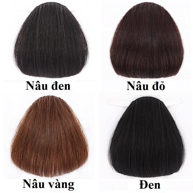 Mái ngố tóc thật 100%, tóc giả mái ngố M01T