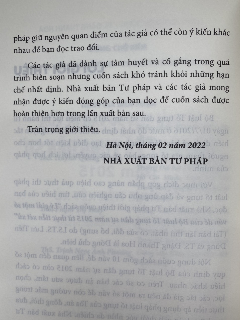 Lý giải một số vấn đề của Bộ luật tố tụng dân sự năm 2015 từ thực tiễn xét xử