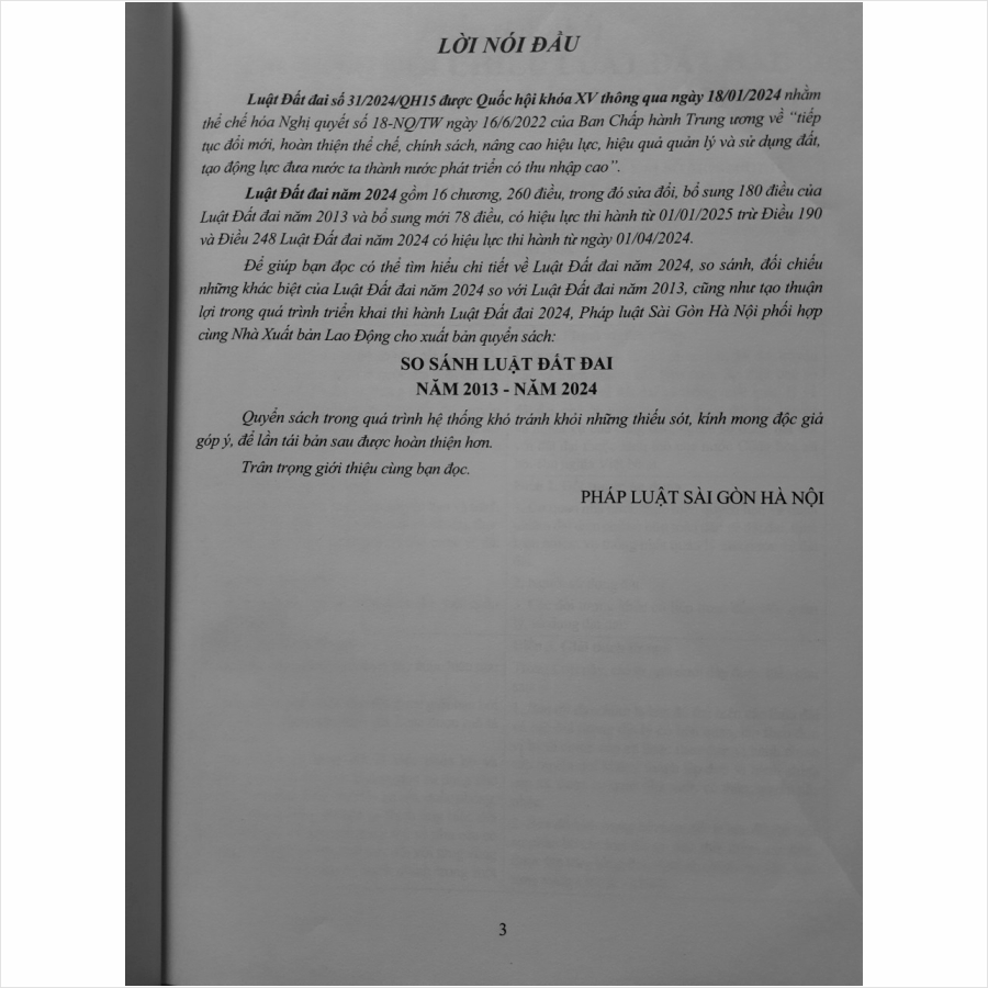 So Sánh Luật Đất Đai 2013 với Luật Đất Đai 2024 (V2409D)