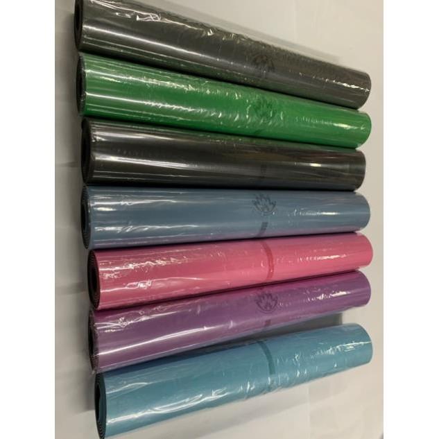 Thảm Tập Yoga Định Tuyến 5mm PU -Xanh lá