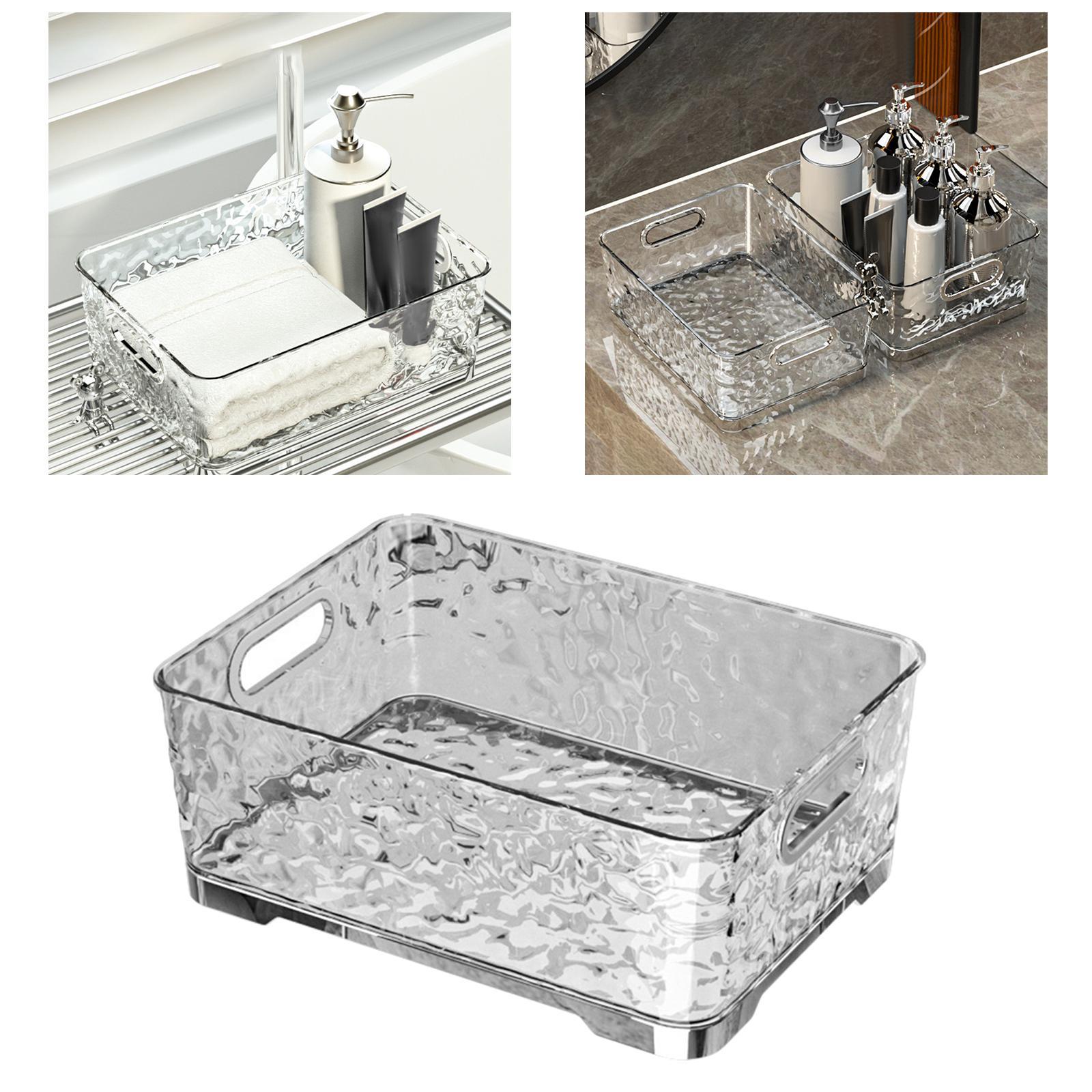 Cosmetic Storage Box Bathroom Organizer Case for Bathroom Cabinet Countertop