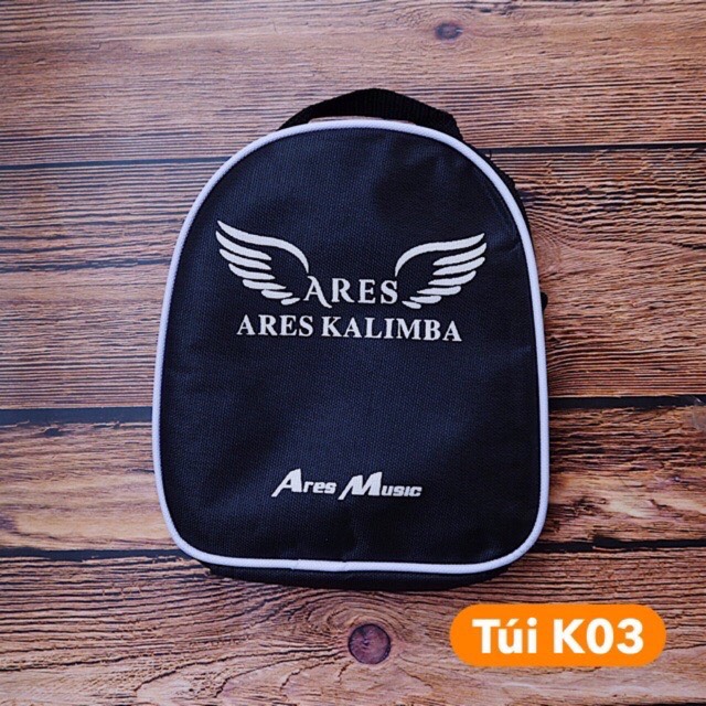 Combo Đàn Kalimba ARES A21PK 21 Phím, Túi chống sốc K03