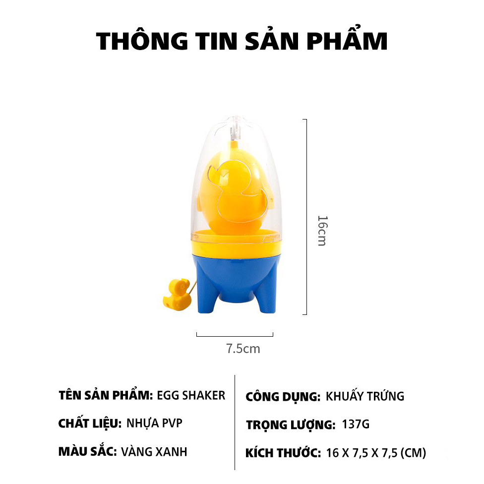 Máy quay trứng, trộn lòng trứng làm trứng nướng Egg Shaker