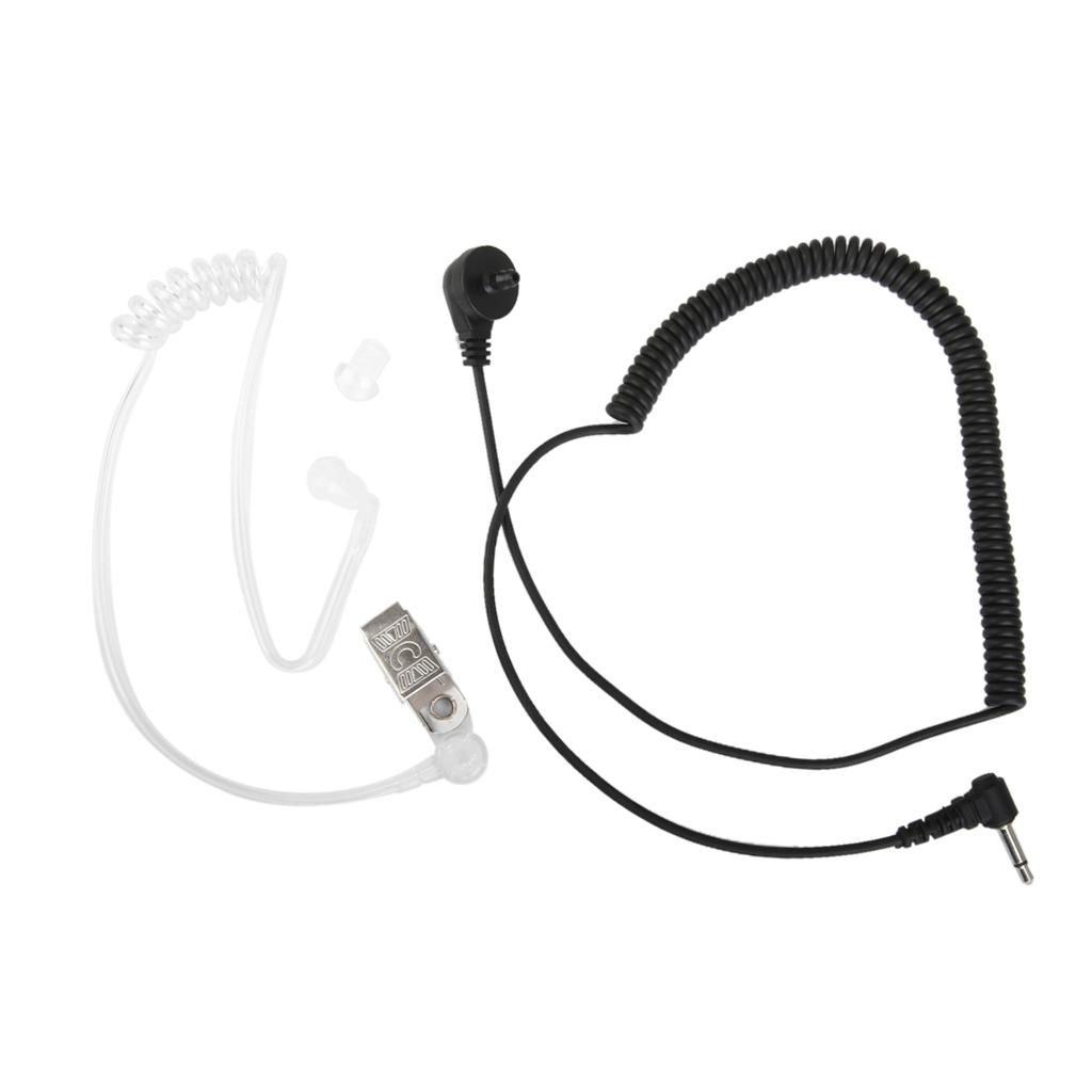 3.5mm Listen Only Acoustic Tube Earpiece for Walkie Talkie Kenwood Headset