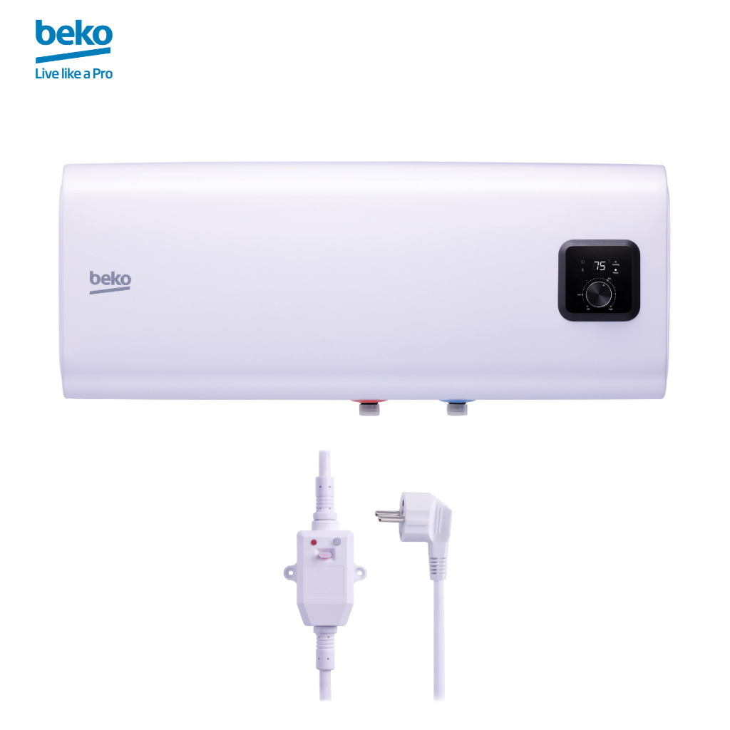 Máy Nước Nóng Gián Tiếp/Bình Nóng Lạnh BEKO Dung Tích 30 Lít, Công Suất 2500W, Làm Nóng Tối Đa 80°C - BWH30SDH - Hàng Chính Hãng