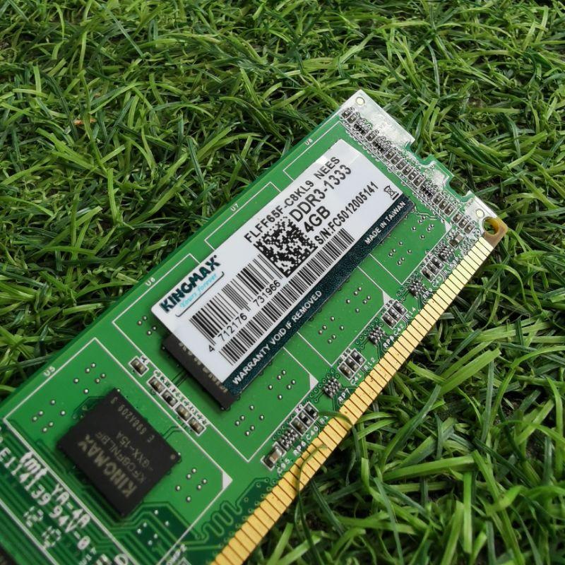 Ram Kingmax 4GB DDR3 Buss 1333 1600 Dùng Được Cho G41 - Hàng Chính Hãng