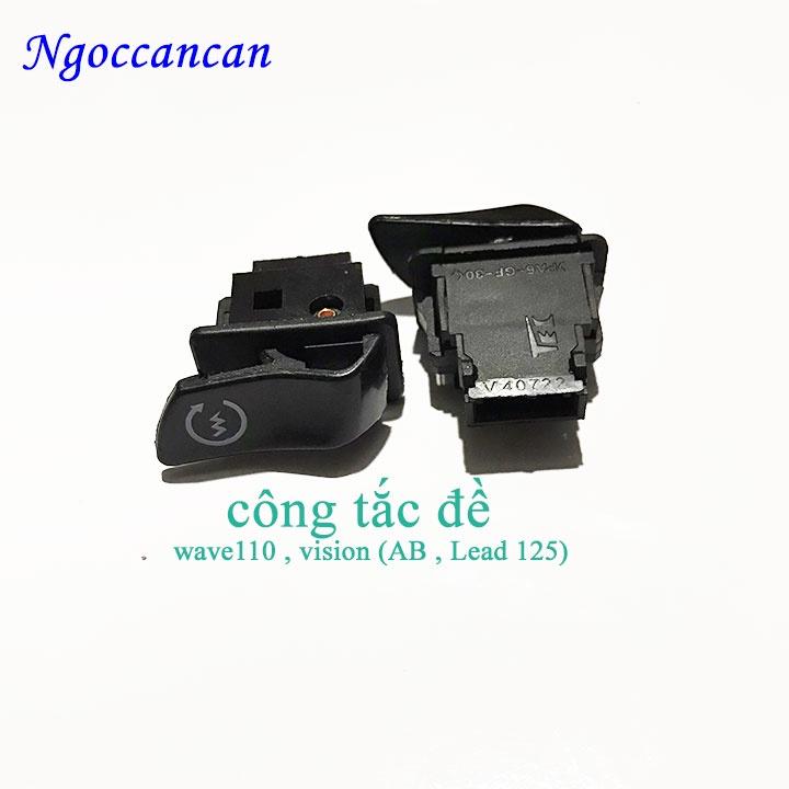 Công Tắc đề xe máy wave 110 , vision , AB Lead 125