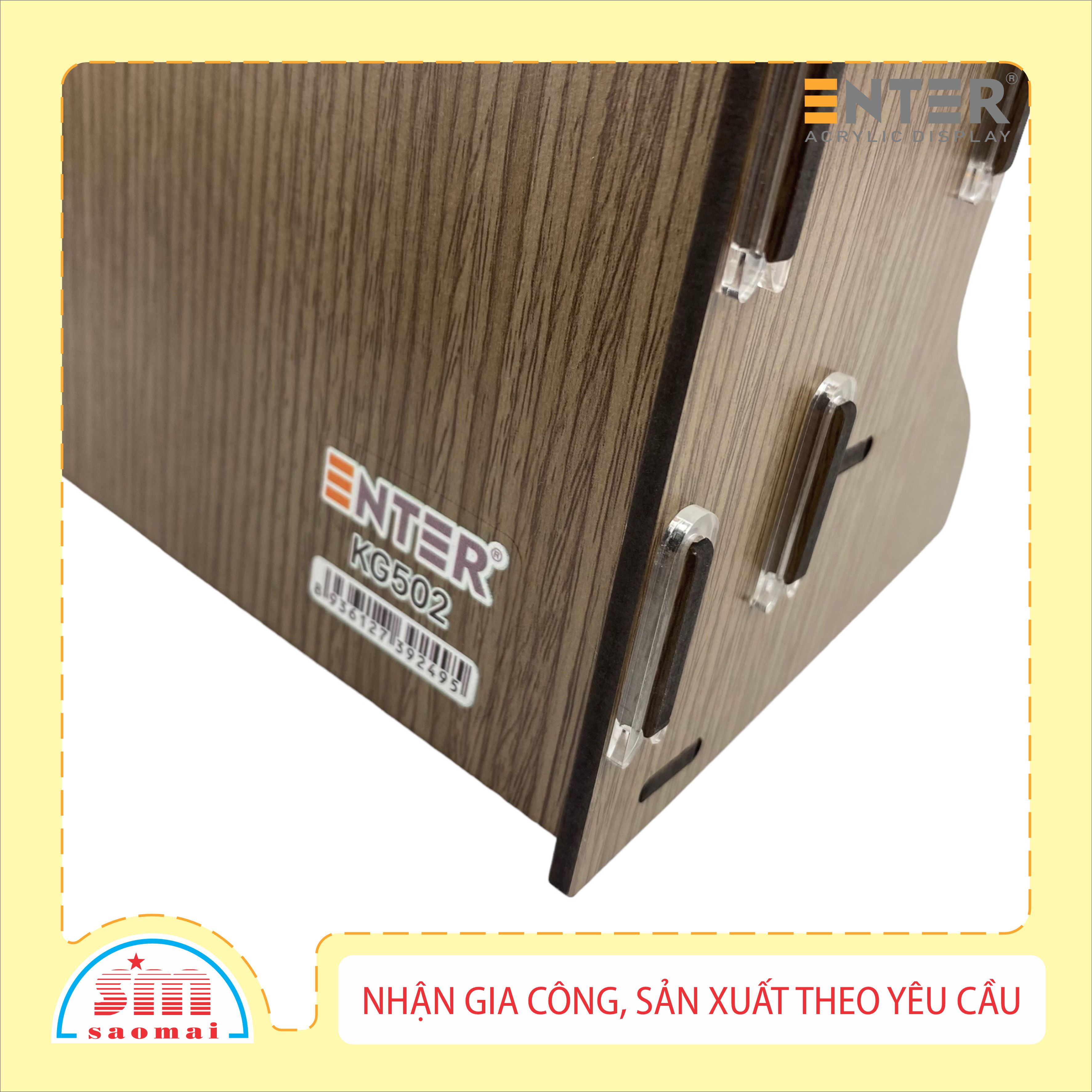 Kệ gỗ 2 ngăn Enter KG502 A5 lắp ráp