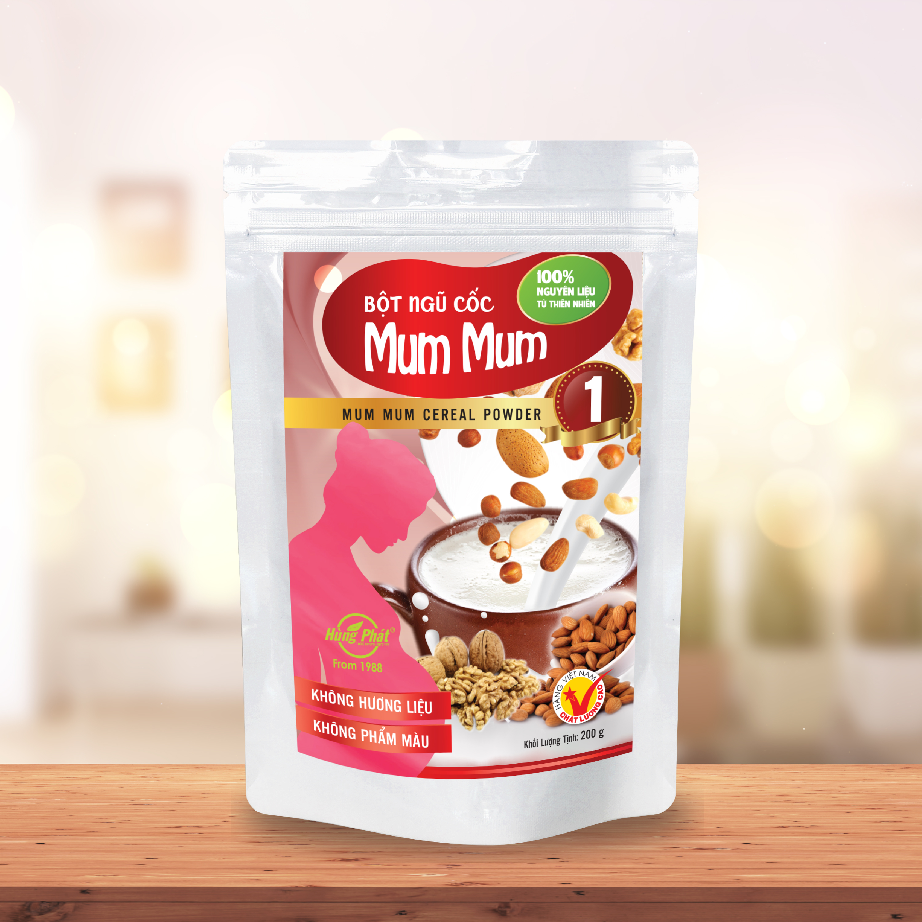 BỘT NGŨ CỐC MUM MUM 1 (200G) - MUM MUM 1 CEREAL POWDER