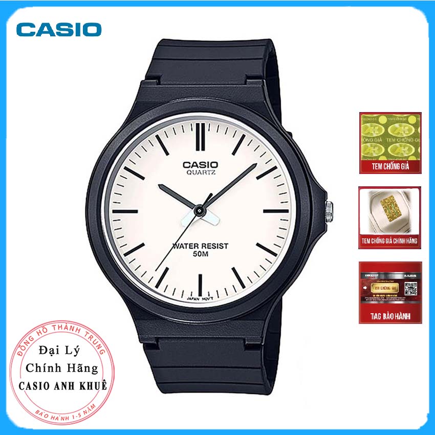 Đồng Hồ Nam Dây Nhựa Casio MW-240-7EVDF