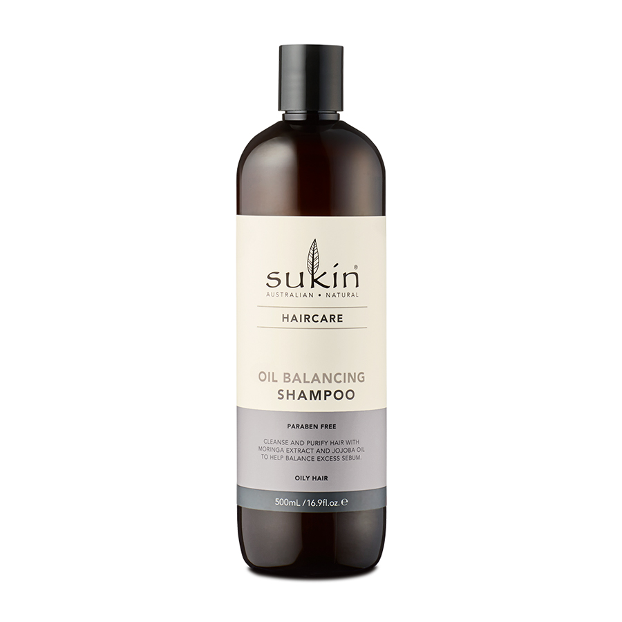 Combo gội xả cân bằng dầu Sukin Oil Balancing Shampoo 500ml &amp; Sukin Oil Balancing Conditioner 500ml