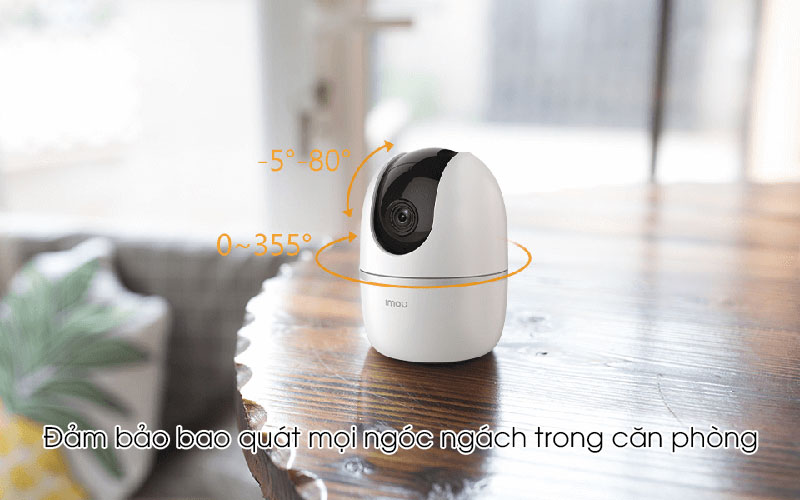 Camera Wifi IMOU IPC-A52P-Pro ( 5.Megapixel ), Đàm thoại 2 chiều, Xoay 360 độ, Wifi 6, Đèn & Còi - Tích hợp nút gọi 1 chạm - Hàng Chính Hãng