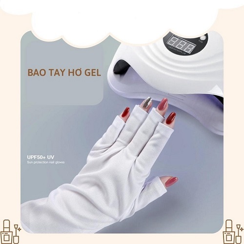 Găng tay, bao tay bảo vệ da chống tia uv khi làm nail