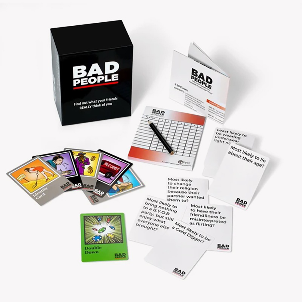 Bộ Trò Chơi Thẻ Bài Bad People Board Game Thú Vị