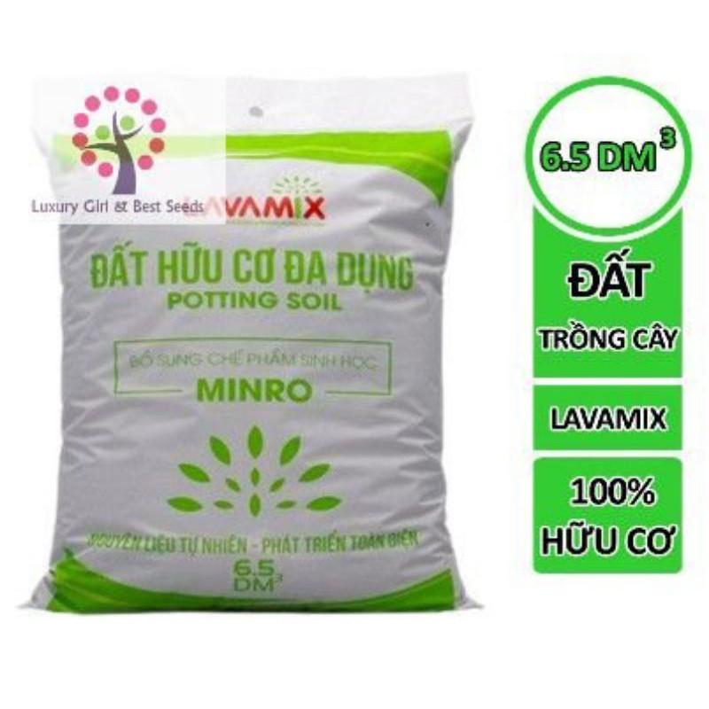 Đất Sạch Đất Hữu Cơ Đa Dụng Lavamix Trồng Rau Và Hoa Kiểng 6.5dm3 [2.5 -3kg] - Shop Phân Bón và Hạt Giống