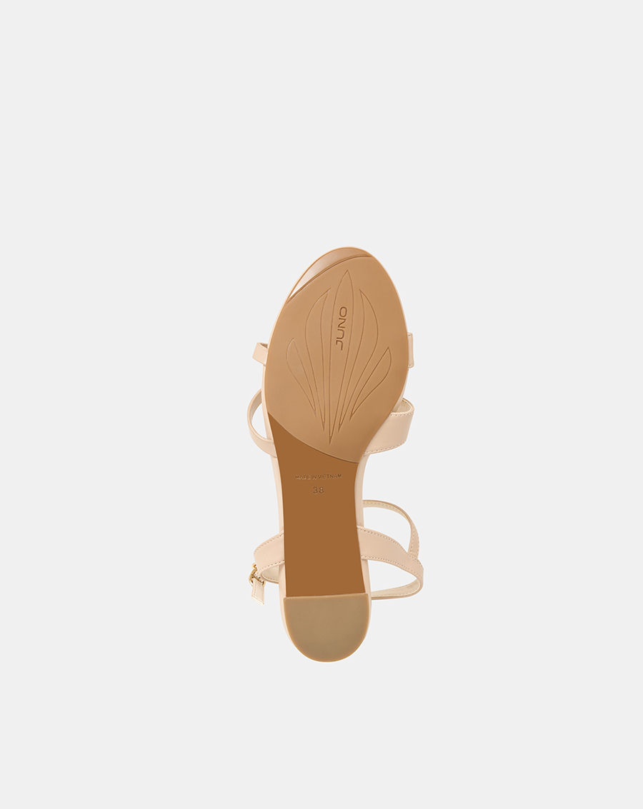 Giày Sandal Nữ 5cm Thời Trang JUNO Gót Vuông SD05108