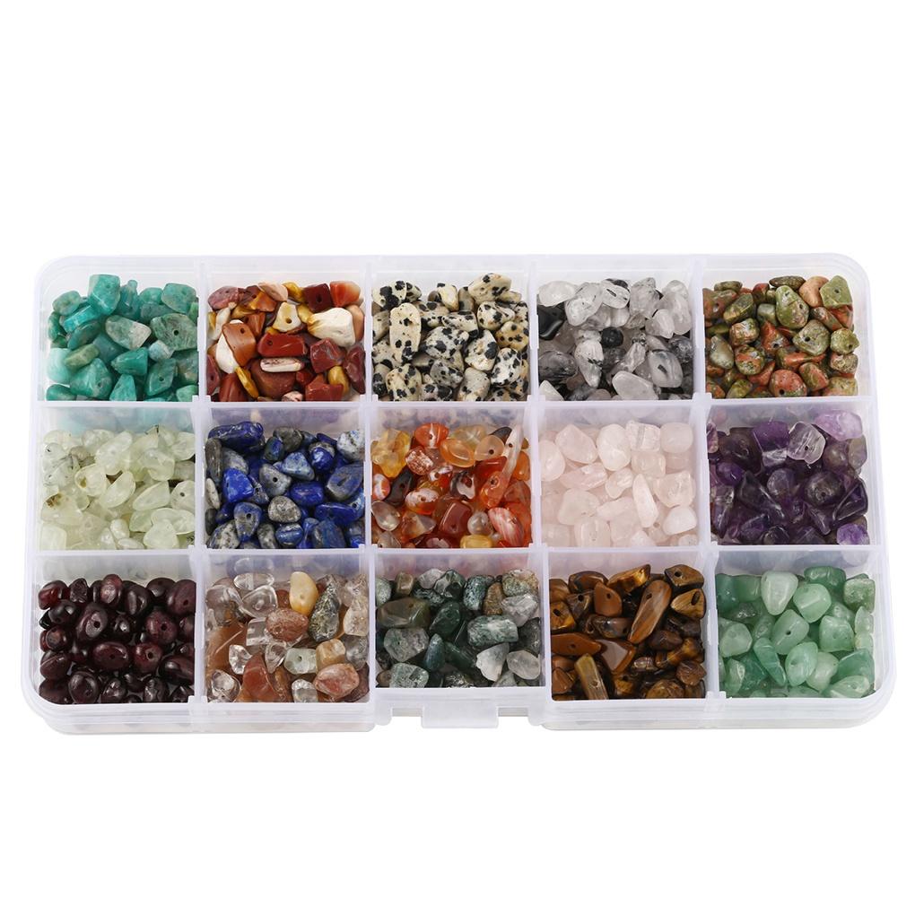 1 Box 4-8mm Jewelry Making Bead Portable DIY Art Design Safe Stones Indoor Home Handbag Ear Drop Anklet Beads