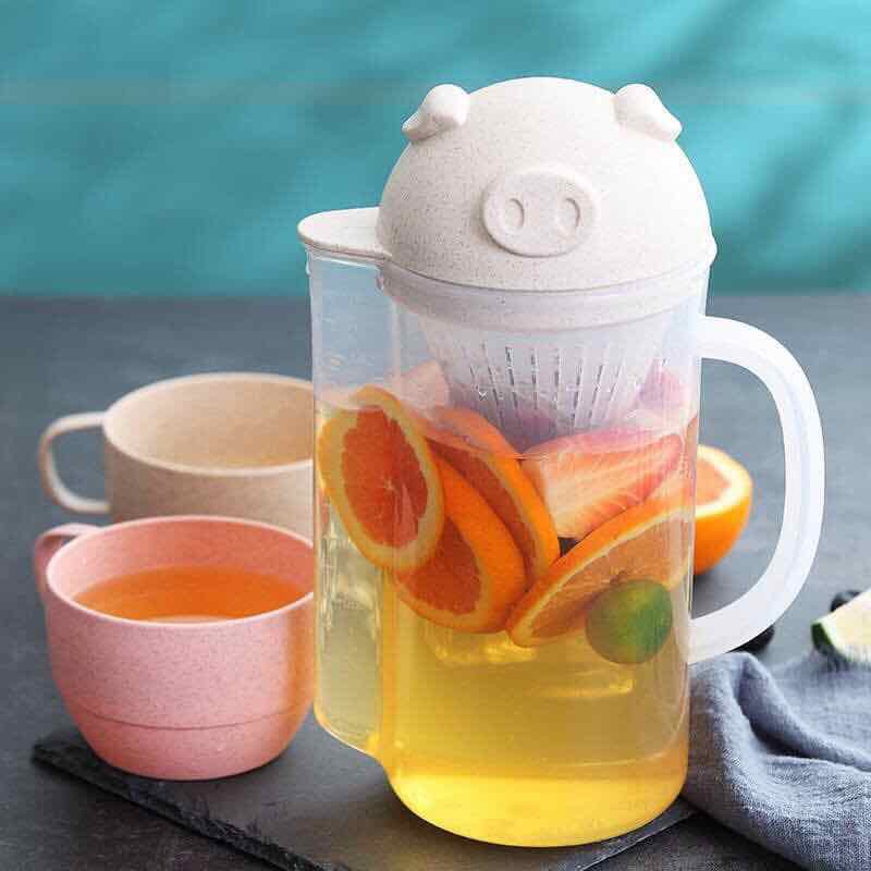 BỘ BÌNH NƯỚC KÈM 4 CỐC NHỰA LÚA MẠCH
