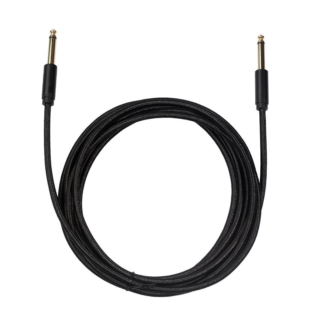 Gold 1/4" Male to Male Adapter Low Noise High Fidelity for