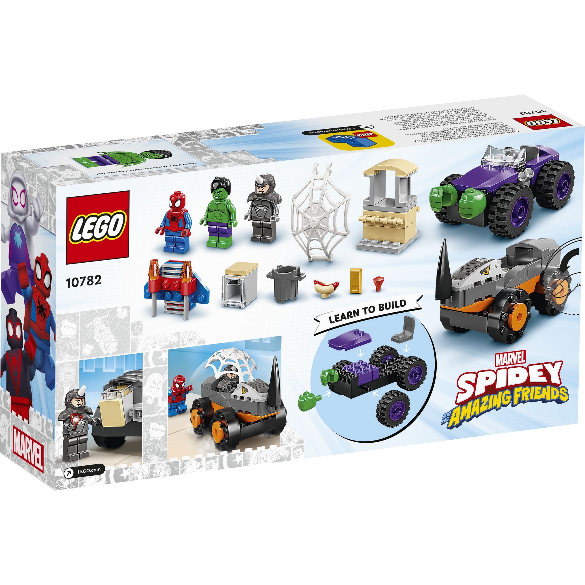 LEGO SUPERHEROES 10782 Cuộc đối đầu giữa Hulk và Rhino (110 chi tiết)