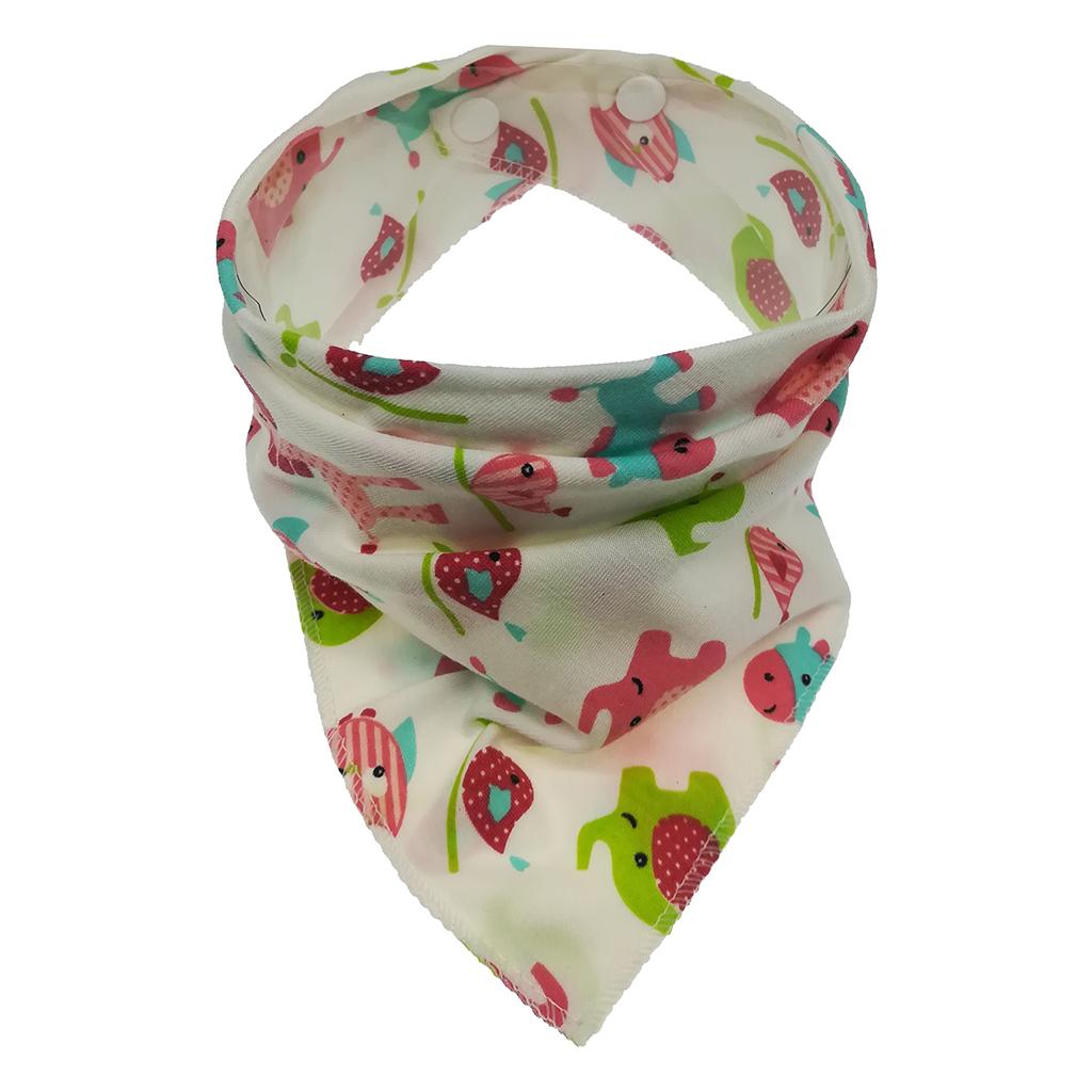 Baby Bandana Bib Set, 4-Pack Super Absorbent, Drool Bibs for Boys & Girls