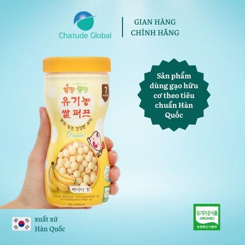 Bánh bi tan ăn dặm Happy Food vị chuối cho bé 7m+