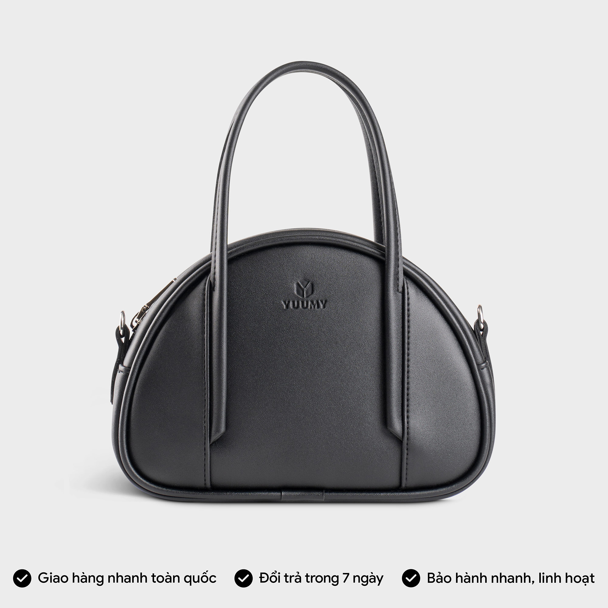 Túi Yuumy ( Thời trang nữ dáng hến dễ thương size 21 - Túi đeo chéo da Seasand YN233 )