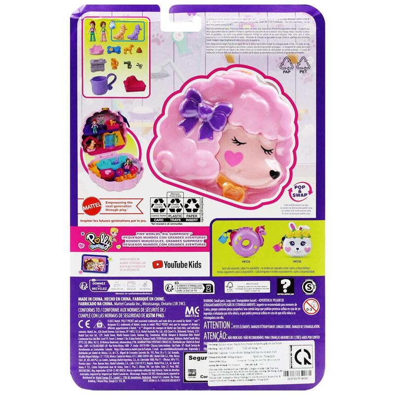 Đồ Chơi Polly Pocket Và Spa Thư Giãn Với Cún Poodle - Polly Pocket HKV35/FRY35