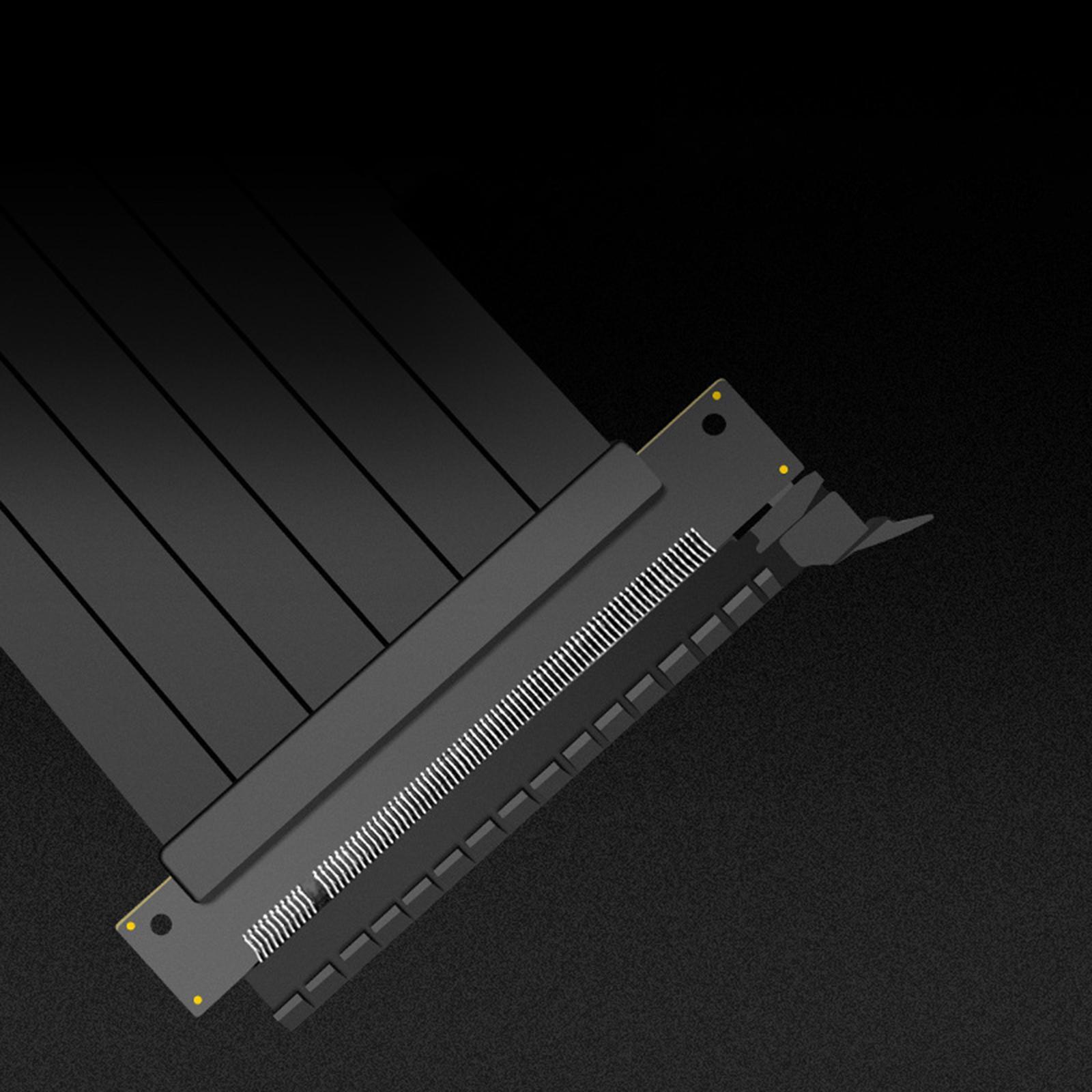 90 Degree Full 3.0 PCIE X16 Riser  Card Extension Cable 15cm