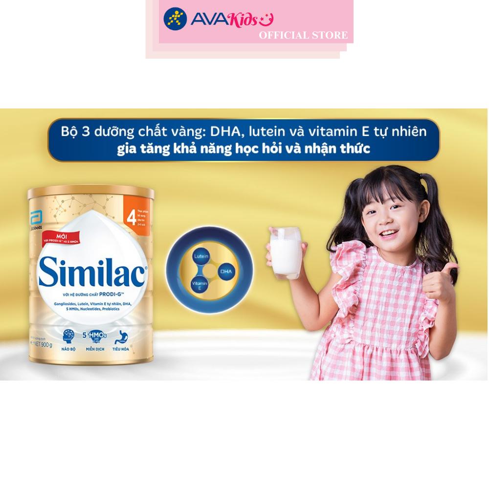 Sữa bột Similac 5G số 4 900g (2 - 6 tuổi)