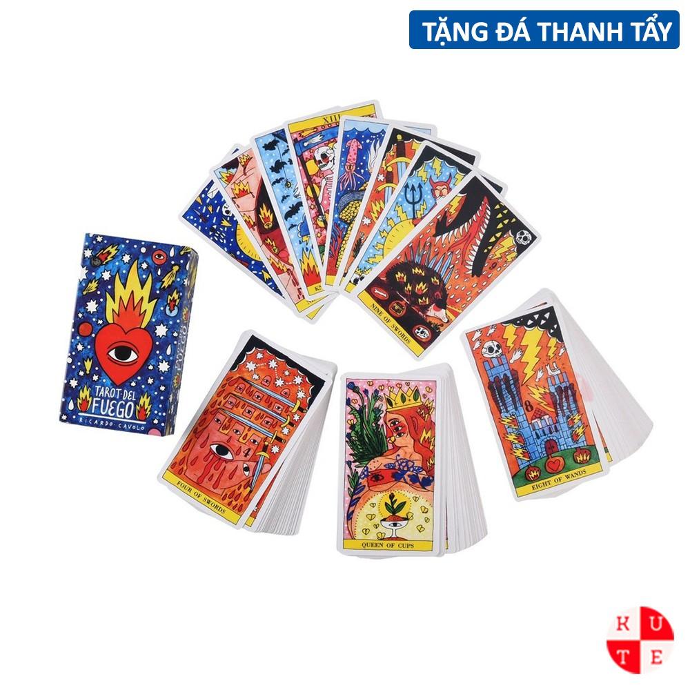 Bài Tarot Del Fuego 78 Lá Bài Tặng File Tiếng Anh Và Đá Thanh Tẩy