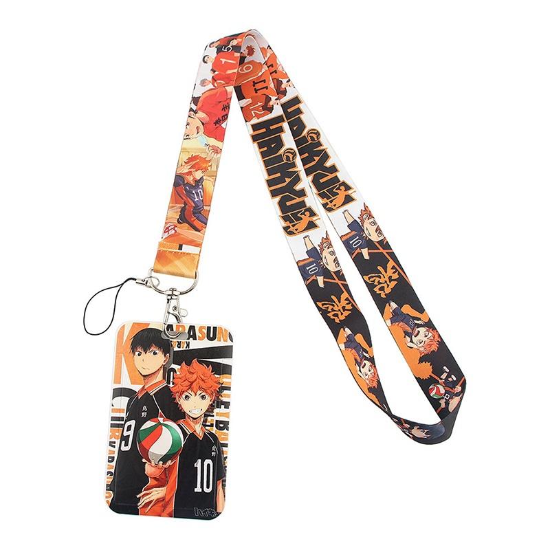 Tmdbyx Anime Haikyuu!! Bao Da Đựng Thẻ Học Sinh Kèm Dây Đeo Tiện Dụng