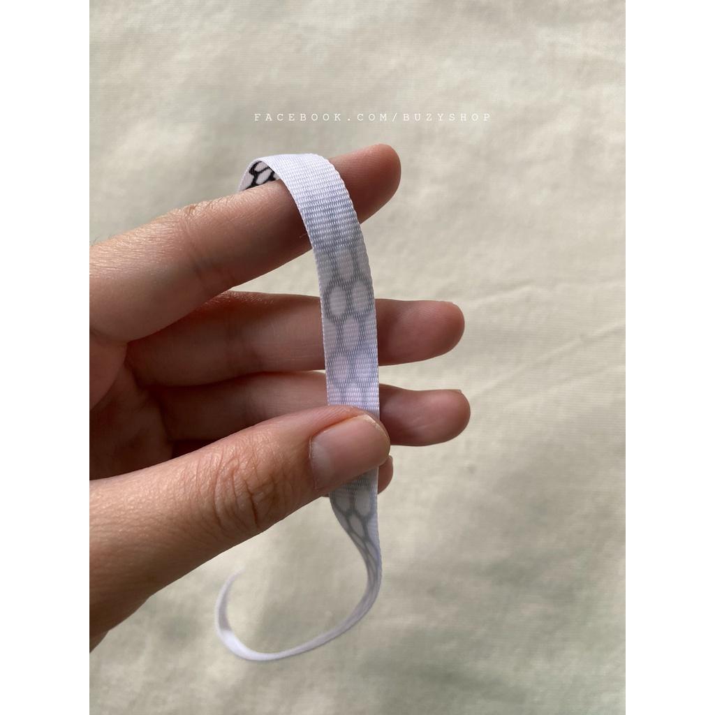 Ruy băng họa tiết bản 10mm - mẫu 21