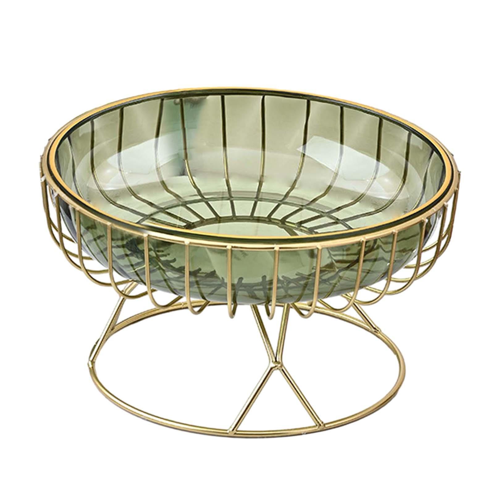Metal Wire Fruit Storage Basket Snack Vegetables Serving Bowl Basket Holder Fruit Bowl for Table Centerpiece Kitchen Tabletop