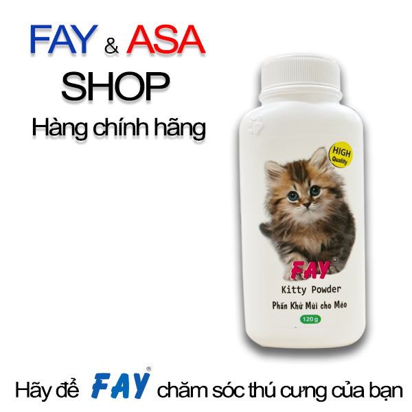 Phấn khử mùi Fay Kitty - 120g