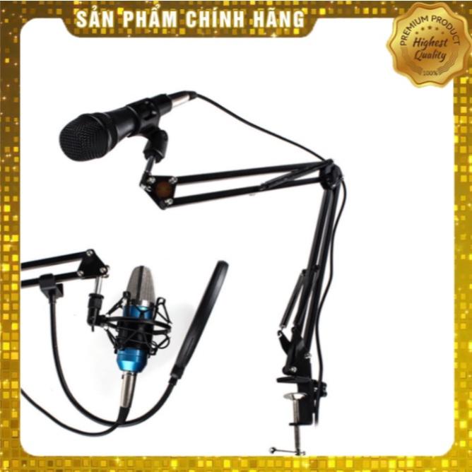 Chân đế micro kẹp bàn livestream