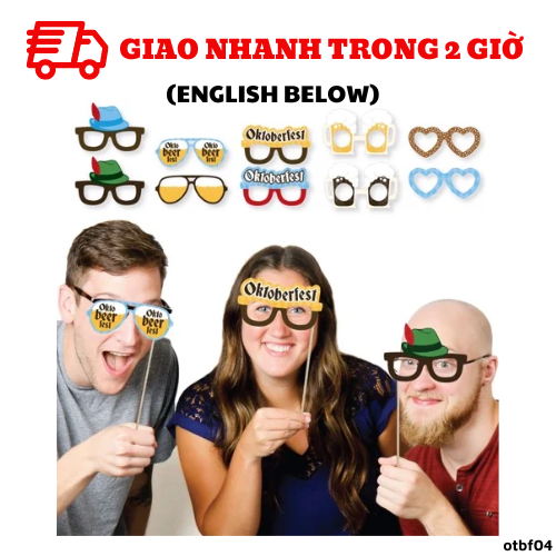 Bộ Phụ Kiện Chụp Hình Oktoberfest - Oktoberfest Photo Props OTBF04
