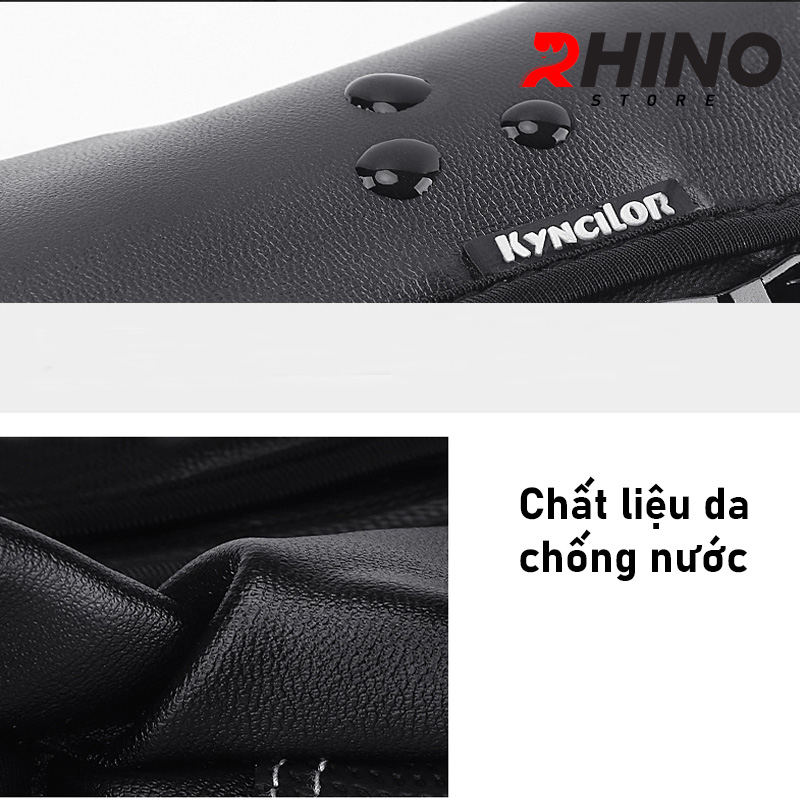 Găng tay giữ ấm mùa đông chống gió, kháng nước mưa Rhino G9013 Bao tay chống trượt đi xe máy, xe đạp lót nỉ cho nam nữ, bảo hộ đi phượt - hàng chính hãng