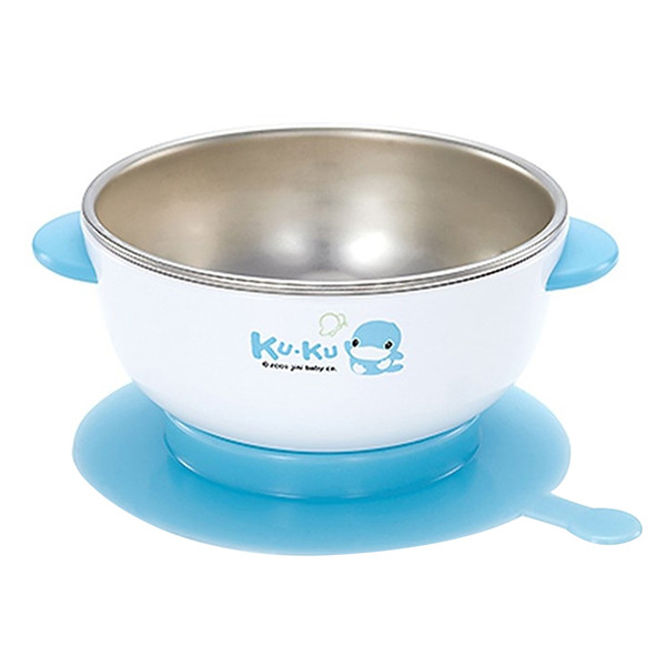 Chén ăn cho bé inox Kuku KU5464
