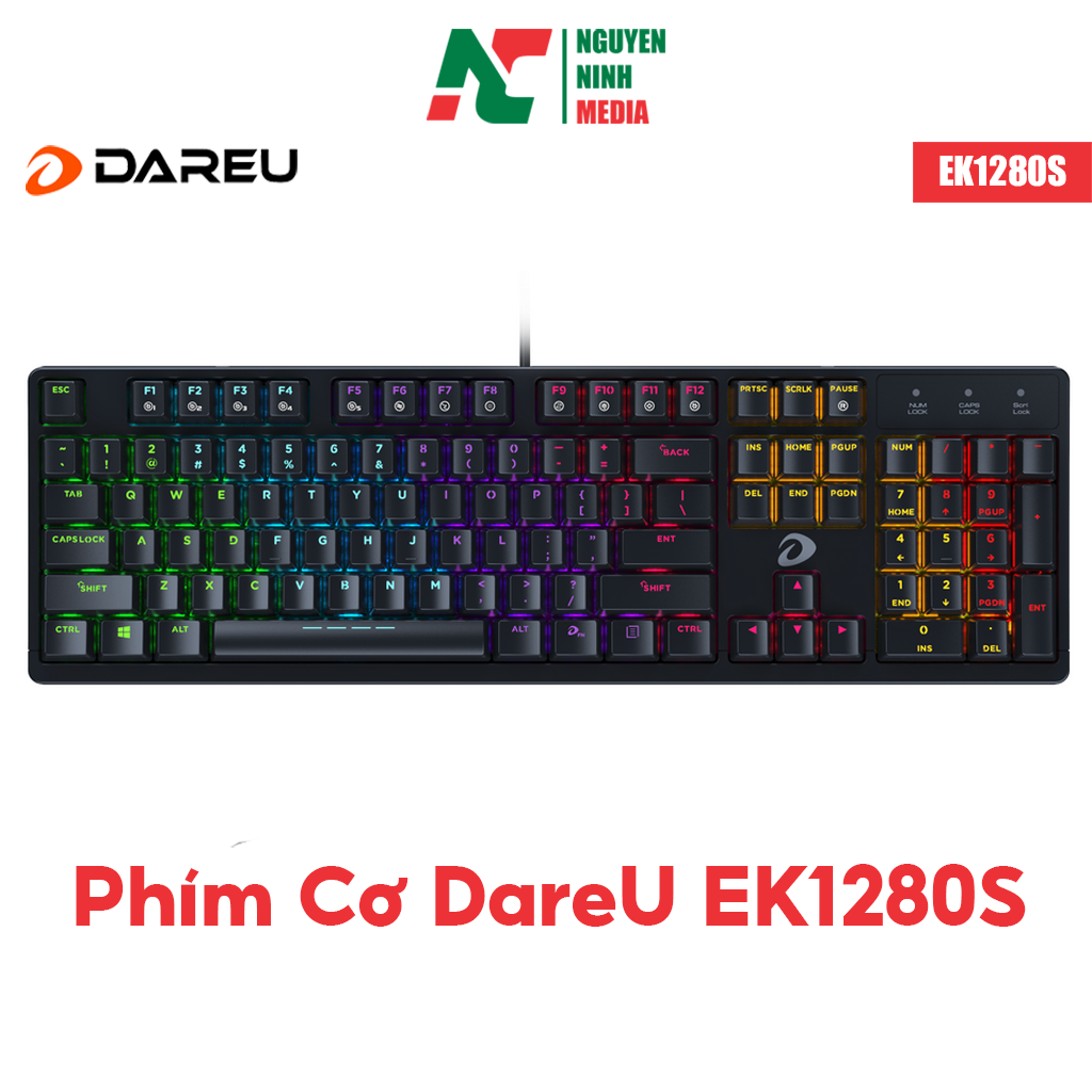 Bàn phím cơ Dareu EK1280s - Hàng Chính Hãng