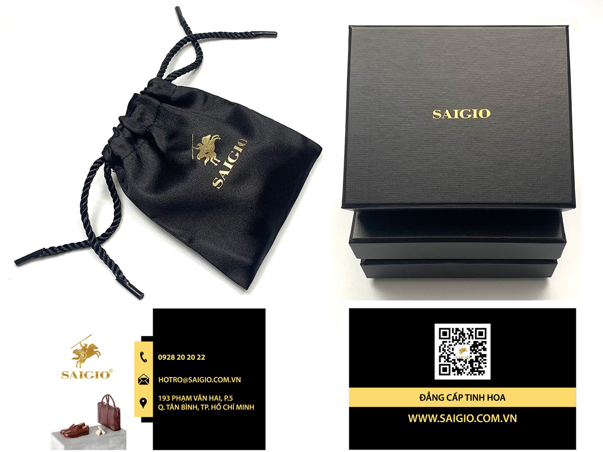 CITIZEN Business Card Holder, Ví Đựng Thẻ ATM Cao Cấp, Dành Cho Doanh Nhân, Thiết Kế Hiện Đại - Sang Trọng, Chất Liệu Da Bò Vachetta Thuộc Thảo Mộc, Nhập Khẩu Từ Châu Âu, Hoàn Thiện Tỉ Mỉ - Tinh Tế Từng Chi Tiết - Hàng Chính Hãng SAIGIO  - 5