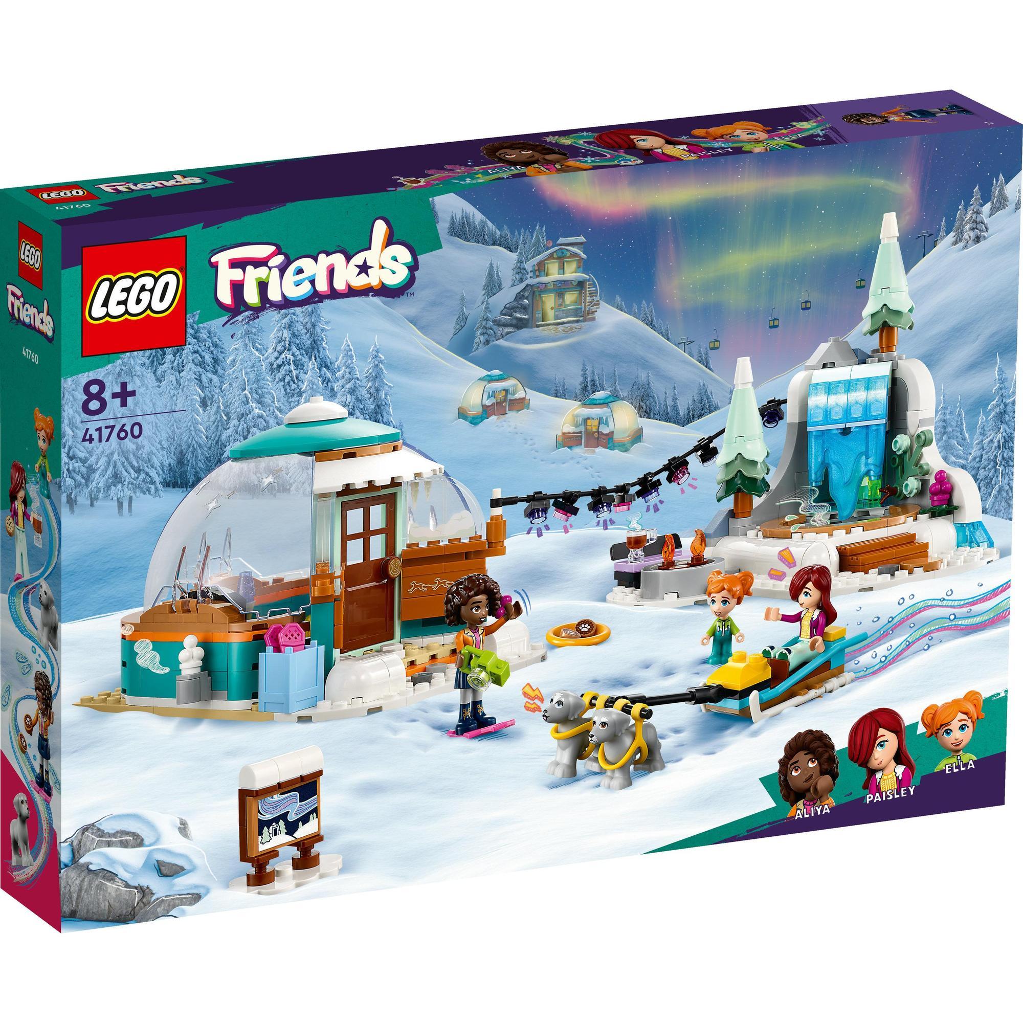 LEGO Friends 41760 Đồ chơi lắp ráp Khám phá và nghỉ dưỡng tại lều tuyết (491 chi tiết)