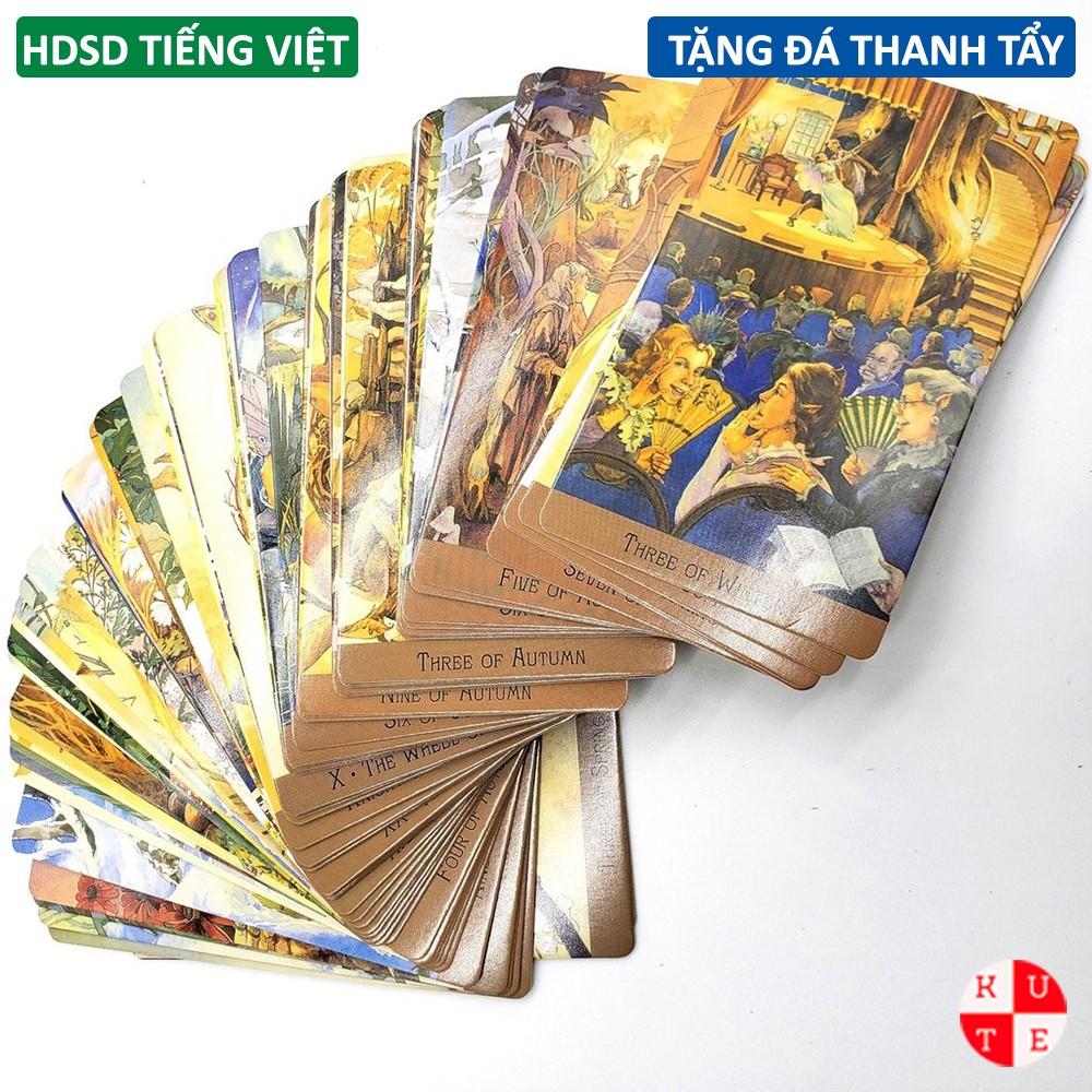 Bài Tarot Victorian Fairy 78 Lá Bài Tặng Hướng Dẫn Tiếng Việt Và Đá Thanh Tẩy